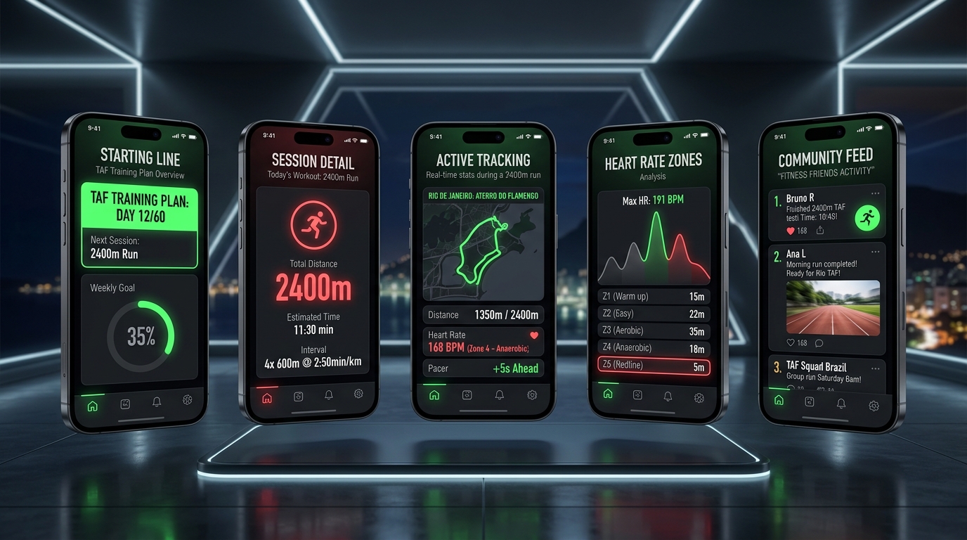 RUNDIES App Interface - Panoramic View